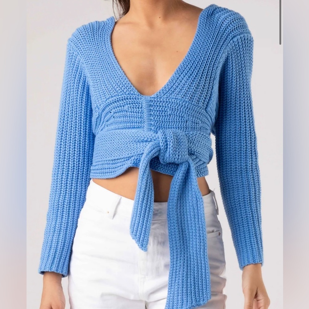 Dance & Marvel Crop Knit Top